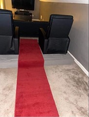 High Class VIP Quality Red Carpet Aisle Runner for Events, Wedding and Ceremony