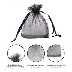 10/20/50/100/200 Organza Wedding Party Favor Gift Candy Sheer Bags Jewelry Pouch