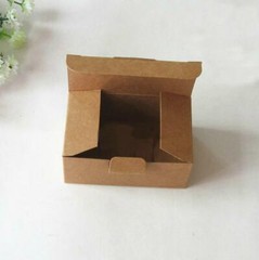 500 Kraft White Black Rectangle Paper Box Handmade Product Packaging Packing Box
