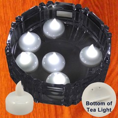 12X Waterproof LED Floating Tealight Flameless Candle Wedding Party WHITE FREESH