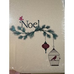Creative Memories 12×12 Album Coverset Noel Shimmery Christmas Holiday Gold Bird