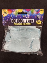 Party By Forum Pastel Blue Round Paper Confetti 0.8oz Party Decoration