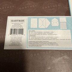 Gartner Studios Gold Border Invitation RSVP Kit 50 Count + Seals