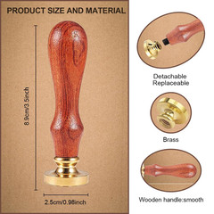 Snake Star Wax Seal Stamp Wedding Invitations Embossed Stamp Sealing Removable 1