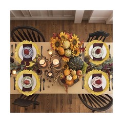 12PCS Bright Gold Charger Plates Bulk- 13in Round Plastic Chargers for Dinner…