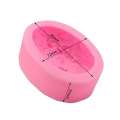 Cestony Smelling Flowers Silicone Soap Mold for DIY Soap Making Supplies