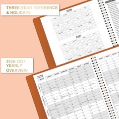 Monthly Planner 2026-2027 – 18 Months Planner 2026-2027 from July 2026 to Dec…
