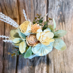 Sola Wood Wedding Floral Centerpieces Set of 3 Mason Jar Bridal Shower Decor