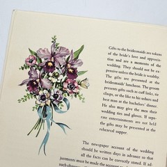 NOS 1950 PLANNING YOUR WEDDING 3-Month Bride’s Plan! GIBSON VTG Pamphlet Booklet