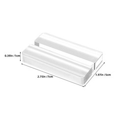 10 Pcs Cafe Restaurant Table Decorations Clear Acrylic Sign Holder