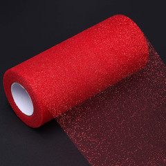 Glitter Tulle Roll Sparkling Tulle Ribbon Fabric Spool for Wedding Decoration Gi