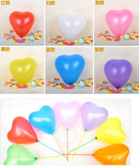 100 Heart Latex Thickening Wedding Birthday Party Multicolor Balloon 10 inches