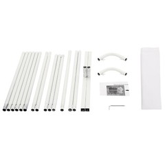 Wedding Arch Metal Rectangle Backdrop Stand Flower Balloon Frame Event 1.5*2m