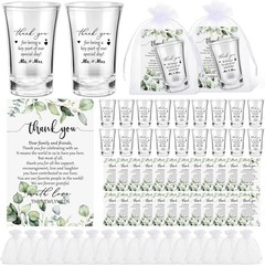 Sets Wedding Favors for Guests Wedding Shot Glasses Acrylic 100 Thank You