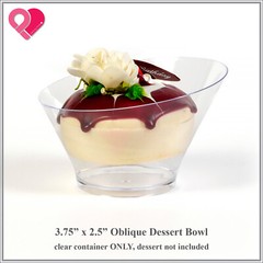 720 Bulk Acrylic Plastic Clear Stackable Dessert Candy Favor Bowl Plate Cup Box