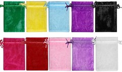 (20 PACK) ORGANZA BAGS 3.75″ x 3.75 party favor wedding gift jewelry sheer pouch