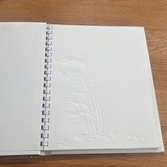 Guest Book Bound Hardcover beach embossed Ocean Birds gift box new