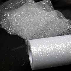 10 Yards 15cm Glitter Tulle Puffy Ribbon Accessory Party Trimming Decorations