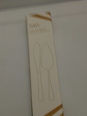Wedding Cake Cutting Set Elegant Knife Server Pie Cutter Spatula Gold