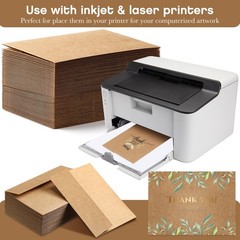 Fainne 1200 Pack Brown Envelopes Bulk, Kraft A4,4.25 x 6.25″, brown
