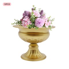 10 Pieces Trumpet Vases Flower Holder 12cm/4.7″ Tall Mini Centerpieces Vases