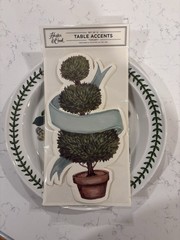 NWT Set of 12 Table Setting/Name Card Topiary Table Accents.