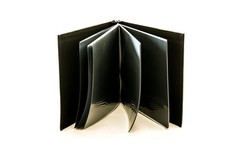 Photo Booth Scrapbook, 12×12 leather album Photo Booth album, 25 black pages