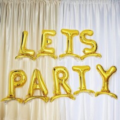 27-Inch Gold LETTER Mylar Foil Standing Balloons Party Birthday Decorations Sale