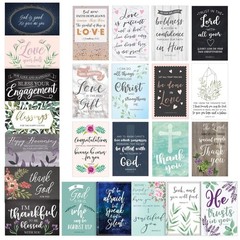Faithful Finds Greeting Cards – 4 x 6 In Blank Inside, 48-Pack with Envelopes…