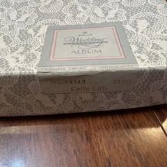 VTG NIB Hallmark Calla Lilly Wedding Collection Memory Book & Photo Album Set