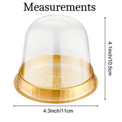 Charcuterie Dome Containers Cups with Mini Wooden Forks for Food Favor Dessert