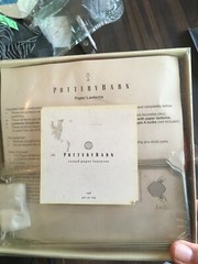 Pottery Barn Set 10 Chinese Paper Lanterns 8″ Round Red – Open Box