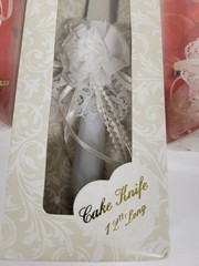 12″ Wedding Cake Knife w/2 Clear Glass 8.5″ Wine Glasses «Your Special Day»