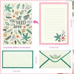 KSIWRE 36 PCS Stationary Set with Envelopes,6 Different Style Cute Letter Wri…