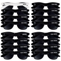 Bachelor & Bachelorette Sunglasses – Pack of 16 Team Bride/Team Groom and Bri…