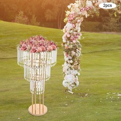 3-Tier Flower Stand for Wedding, Crystal Flower Stand, Weddings Decoration Stand