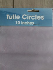 New 25 Tulle Circles 10″ Wedding Bridal Baby Shower Favors Crafts Party Lavender