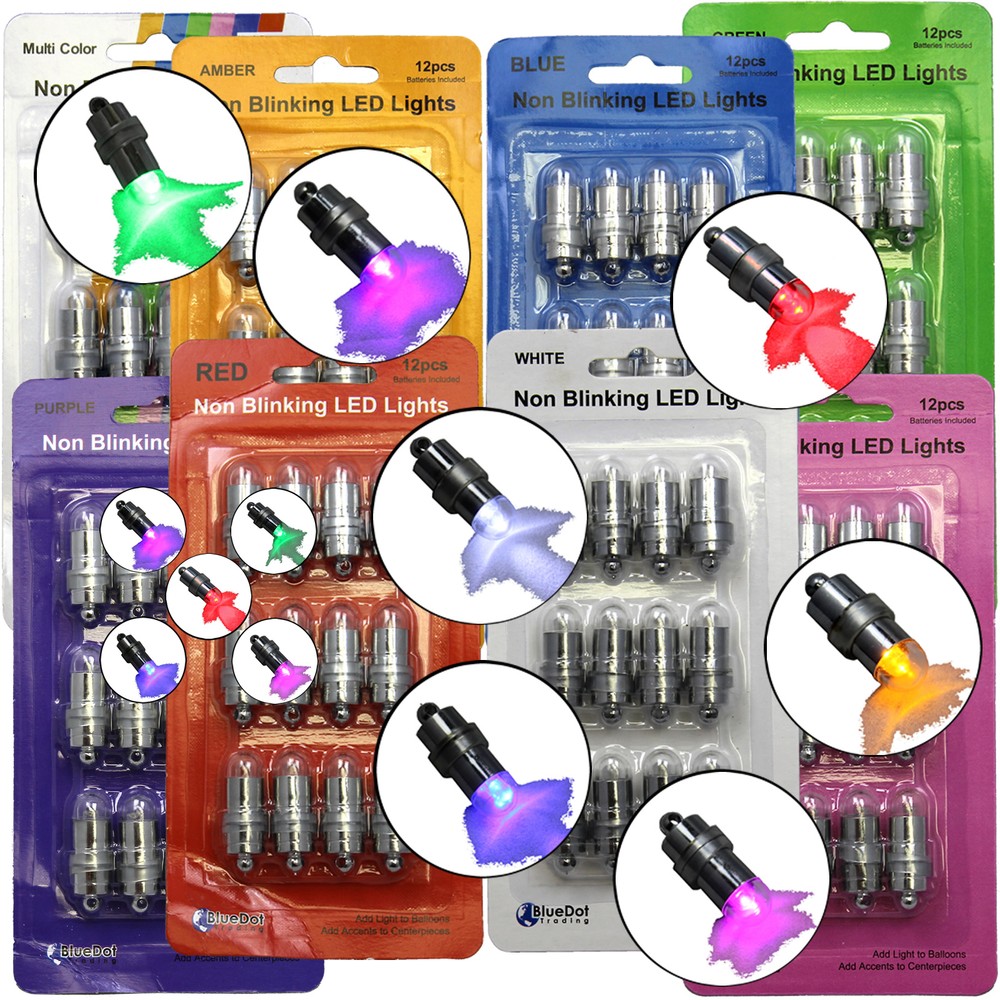 36 LED BALLOON LIGHT 8 COLOR TABLE DECORATION VASE CENTERPIECE WEDDING RECEPTION