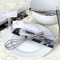 75 pcs SILVER Heart Whisks FAVORS in Gift Boxes Wedding Party Wholesale Supply
