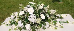 Wedding Table Centerpiece Mantel Table Spray Arrangement Altar Custom Colors