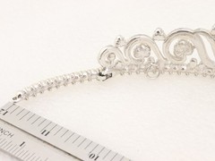 Used-v.g. SWAN SWAROVSKI PRINCESS PEARLS TIARA 1503308 – Wedding – Bridal – Prom