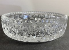 Princess House Crystal 3-Lite Taper Candle Holder Dish Holiday Centerpiece Party