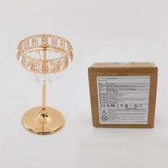 Gold Acrylic & Iron Flower Stand 30 × 45 cm Floor/Tabletop Wedding Centerpiece