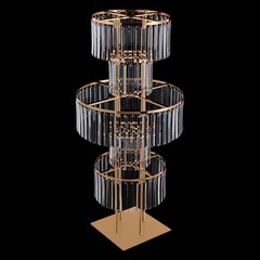 Wedding Centerpieces Crystal Flower Stand W/ 5 Tiers Made of Acrylic Gorgeous