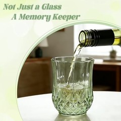 Pack Plastic Stemless Wine Glasses,12oz Unbreakable Vintage 24 12oz-sage green