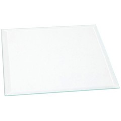 Plymor 5″ Square, 3mm Thick Beveled Clear Glass