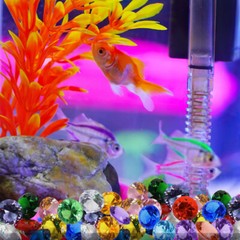 100Pcs Acrylic Crystal Diamonds Mixed Colors for Craft Projects