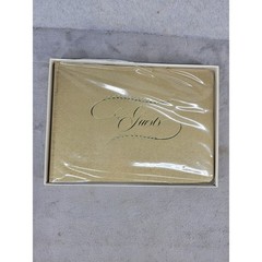 C.R. Gibson Gold Guest Book G 702-3 Space for 418 Guests Wedding Reception