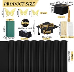 176 Pcs Graduation Money Flower Bouquet Kit Gifts Class of 2026 Money Bouquet Ma