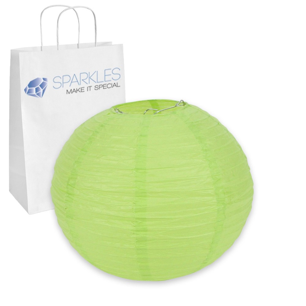 10 pcs 6″ inch Chinese Paper Lantern – Apple Green – Wedding Party Event yu